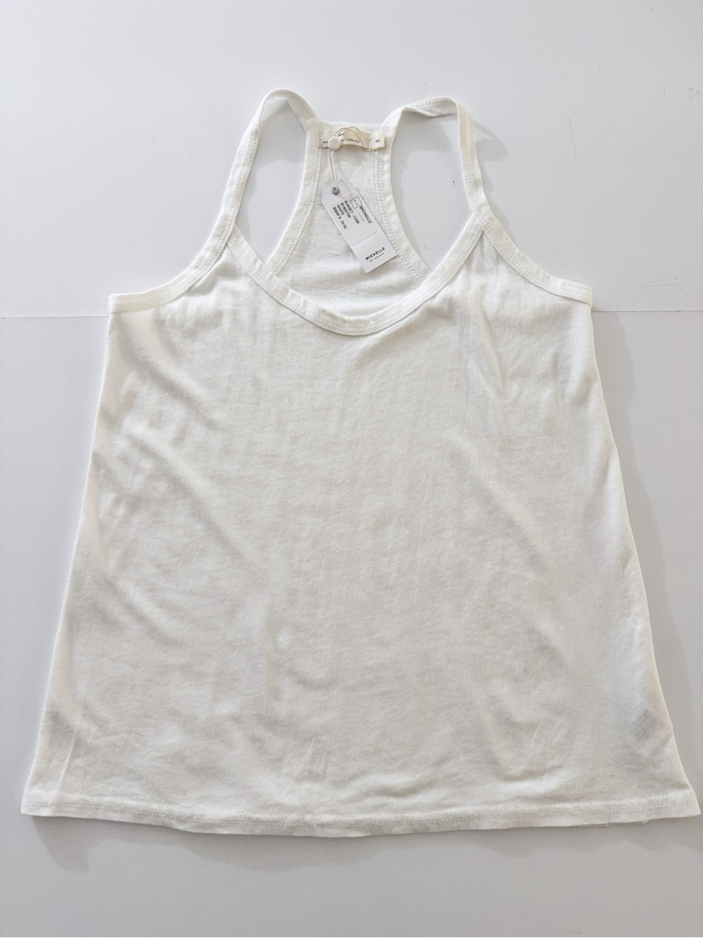 Michelle by Comune Sunset Racerback Tank in White